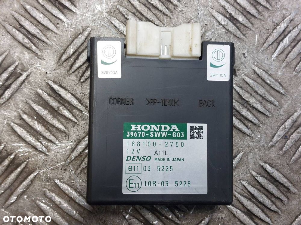 MODUŁ PARKOWANIA PDC HONDA CR-V III 39670-SWW-G03 - 1
