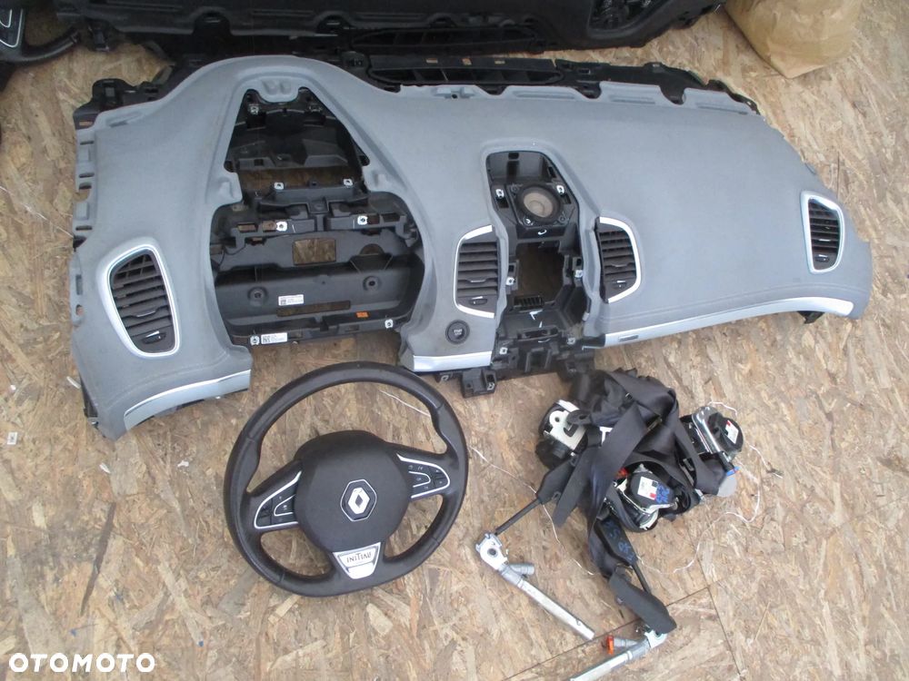 Renault Espace V 5 2016- konsola poduszki napinacze deska INITIALE PARIS - 2