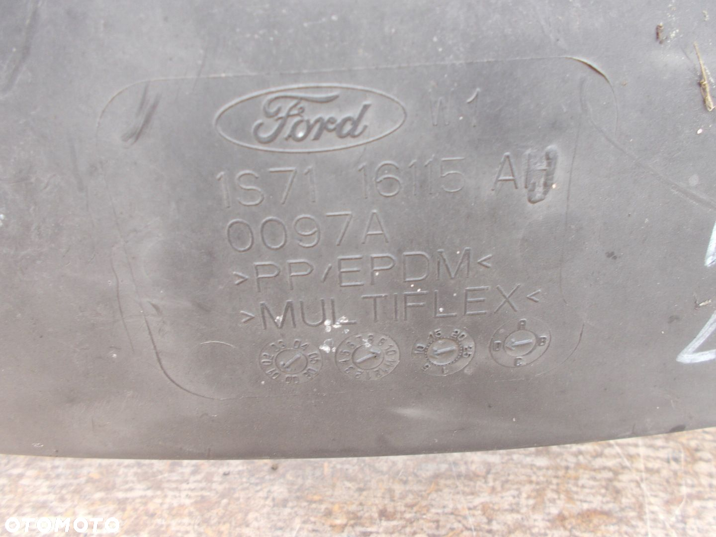 FORD MONDEO MK3 MKIII 00-07 1S71-16115-AH NADKOLE LEWE PRZÓD PRZEDNIE - 3