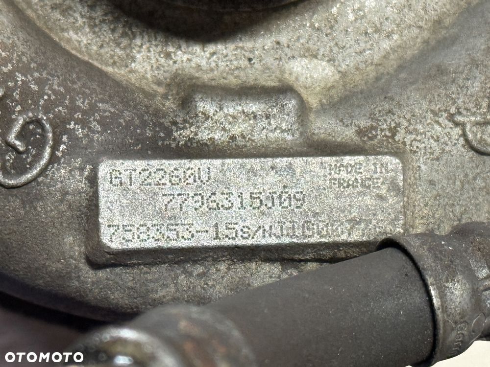 Turbo turbosprężarka X3 3.0d lift nastawnik elektryczny GT2260V - 4