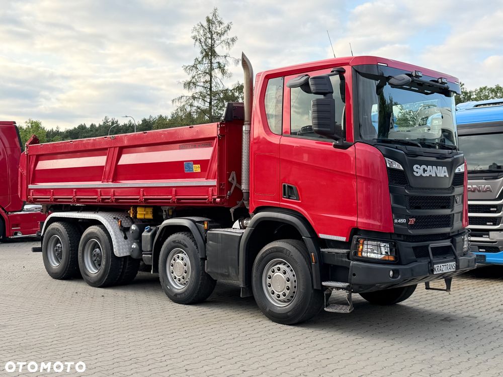 Scania Bordmatic MEILLER SCANIA R450 XT z Niemiec 8x4 wywrotka 3 Stronna 2020 - 21