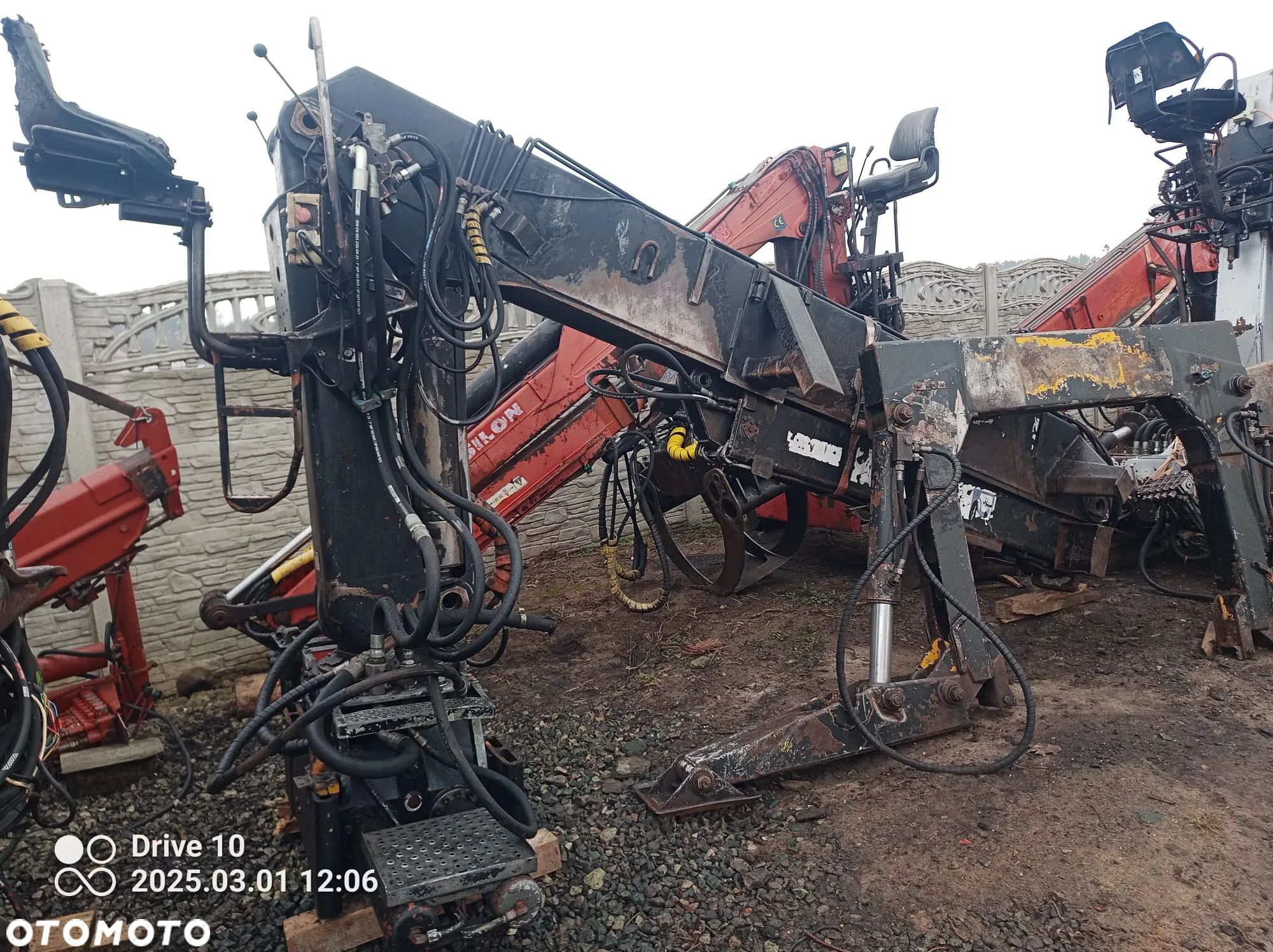 Hds Jonsered 2190 do drewna drzewa lasu dłużycy dźwig żuraw - 1