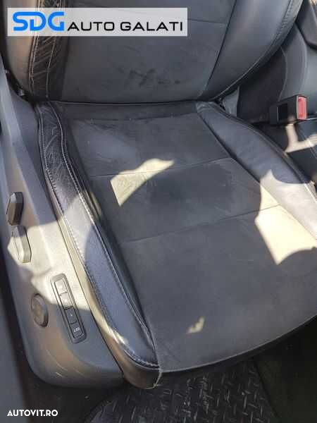 Interior Piele Semipiele Alcantara Electric FARA Incalzire Scaun Scaune Fata Stanga Dreapta si Bancheta cu Spatar Skoda Superb 2 Break Combi 2008 - 2015 - 3