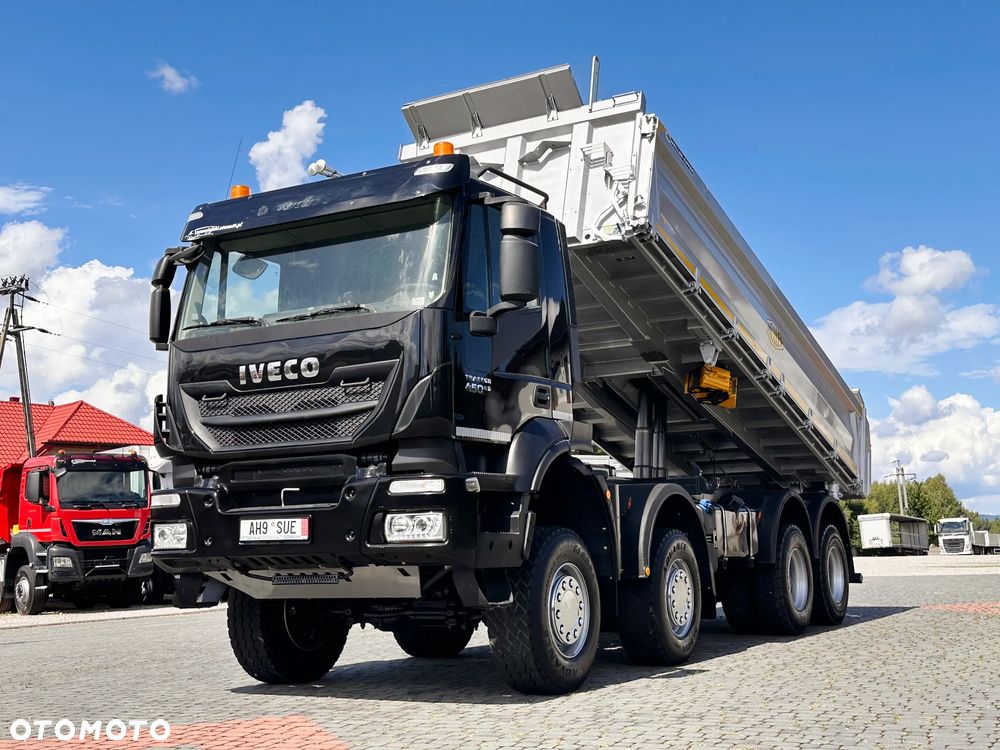 Iveco TRAKKER 450 8x8  WYWROTKA MEILLER 3S Przebieg 200 tys.km - 32