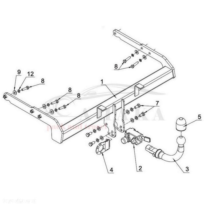 Hak Holowniczy Automat Do Ford S-Max 2006-2015 - 3