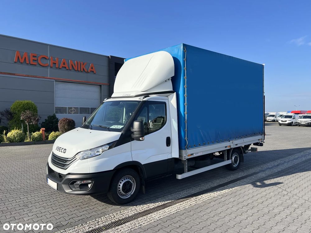 Iveco DAILY 35S18 HI-MATIC EURO 6 E PLANDEKA + WINDA 750 kg - 1
