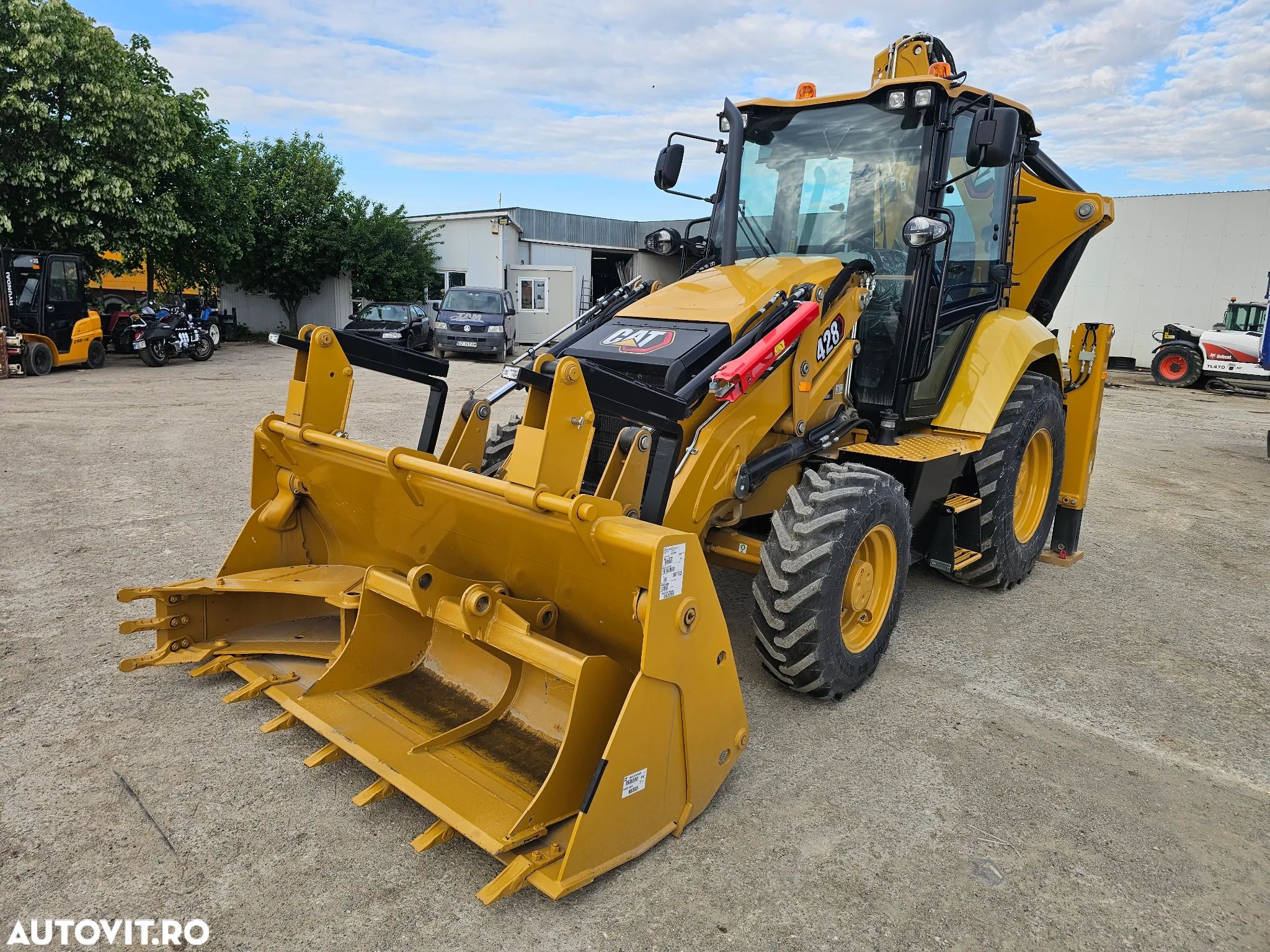 Caterpillar Cat 428 Trinity / NOU / 3 Cupe Buldoexcavator - 1