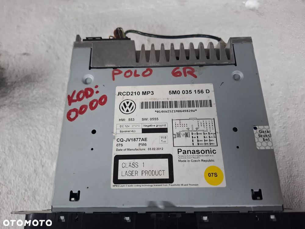 Radio VW Polo 6R - 2
