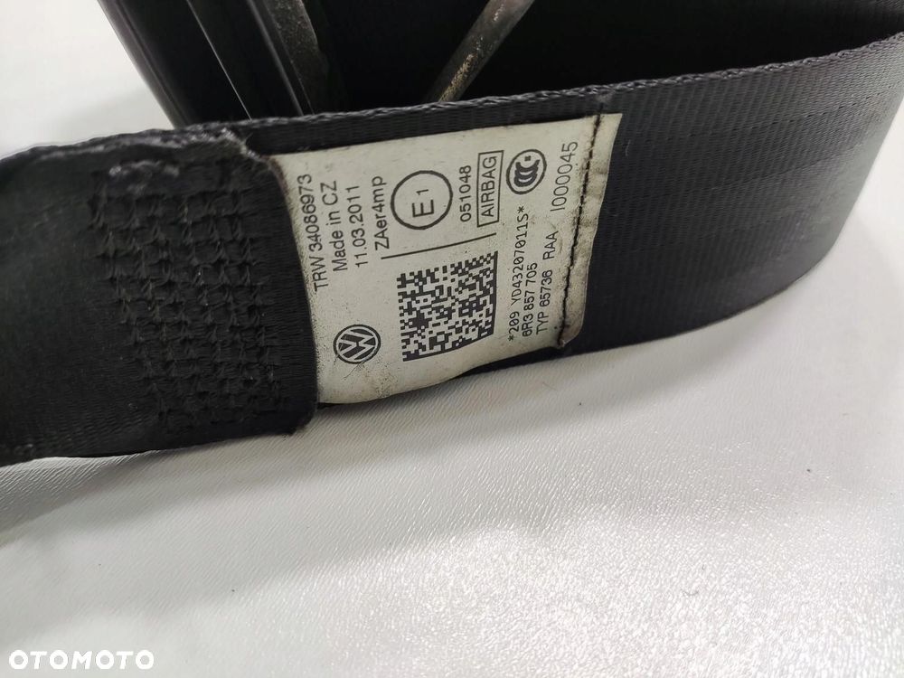 PODUSZKA PODUSZKI AIR-BAG PASY SENSOR VOLKSWAGEN POLO V 6R 2009-2013 EUROPA - 12