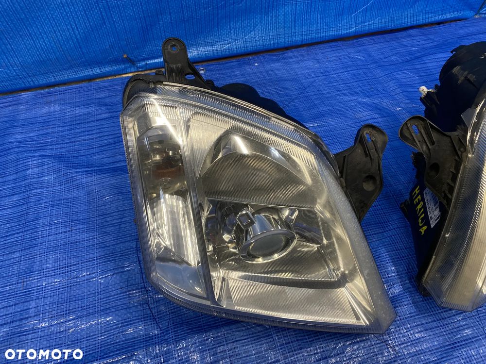 LAMPY LAMPA LEWA PRAWA LEWY PRAWY PRZÓD PRZEDNIA XENON KSEON OPEL MERIVA A LIFT 93321054 93321055 EUROPA ORYGINAŁ - 4