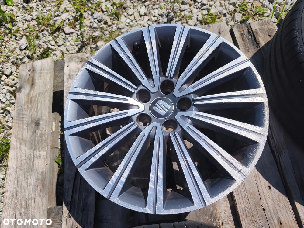 ALUFELGI KOŁA FELGI 16 5x100 ET43 6P0601025D SEAT IBIZA V VOLKSWAGEN POLO SKODA AUDI - 8