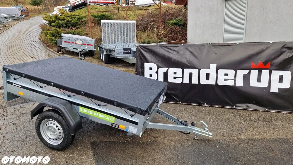 Brenderup 1203S 204x116x35 z plandeką płaską - 9