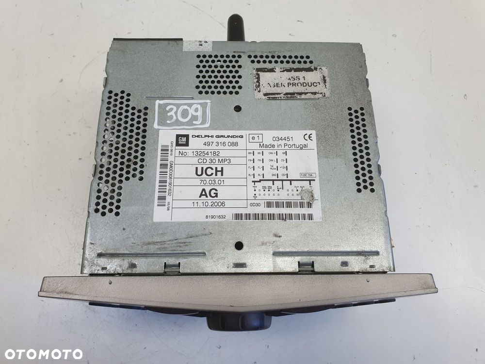 RADIO Opel Corsa D 13251057 RADIOODTWARZACZ CD oryginalne - 2