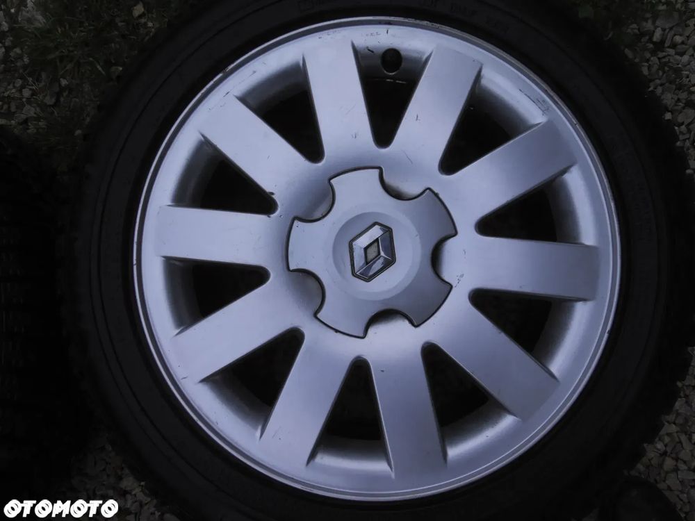 RENAULT 4X KOŁA ALUFELGI R16 6.5J ET50 5x108 ORYGINALNE FELGI ALUMINIOWE + OPONY ZIMOWE 55/205/R16 7MM KOMPLET KÓŁ ESPACE IV - 5