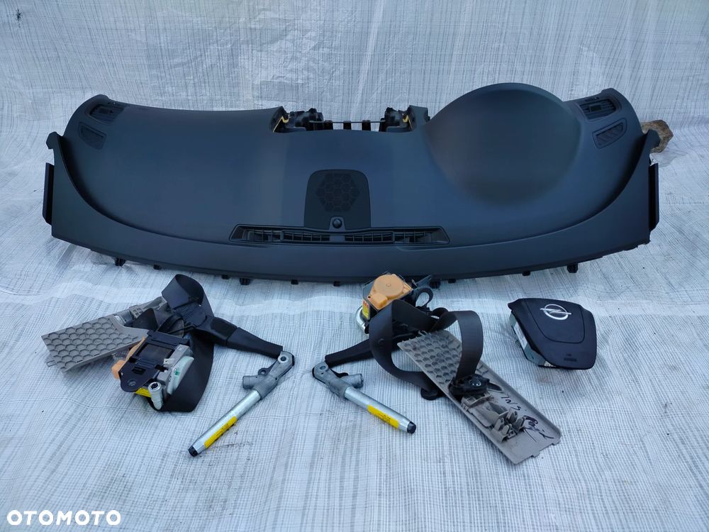 OPEL INSIGNIA A DESKA KONSOLA KOKPIT PODUSZKI AIRBAG PASY KOMPLET ORYGINAŁ