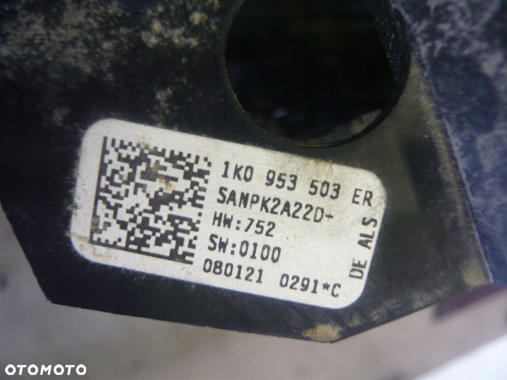 przełącznik zespolony taśma airbag 1k0953503er vw golf v plus - 2