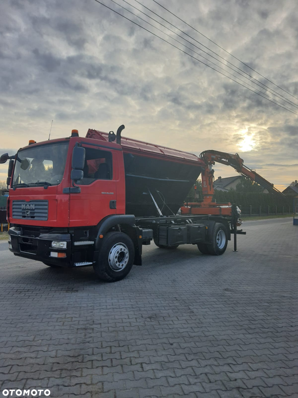 MAN TGM 18.280, wywrotka z HDS - 3
