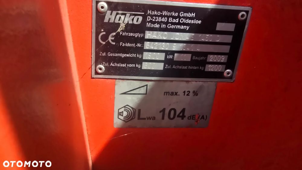 Hako Hako Jonas 1450 D Zamiatarka - 7