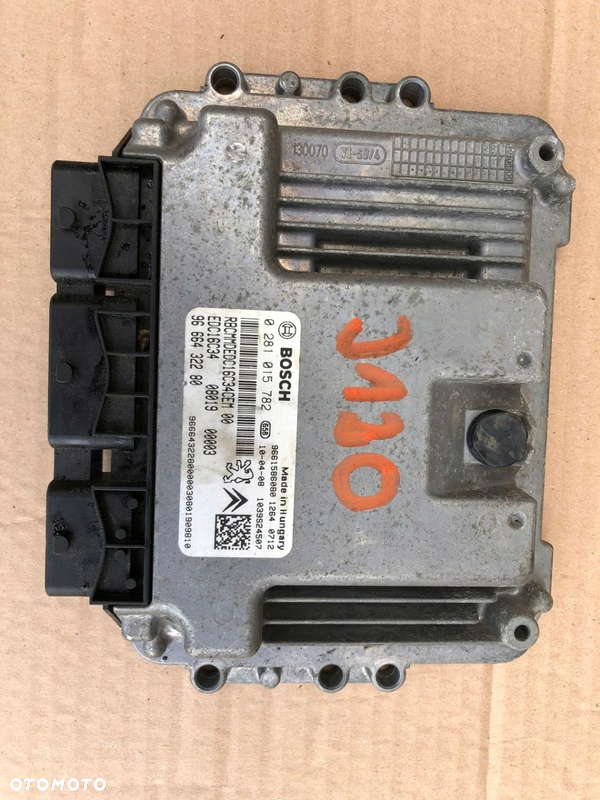 KOMPUTER SILNIKA CITROEN NEMO 1.4 HDI 0281015782
