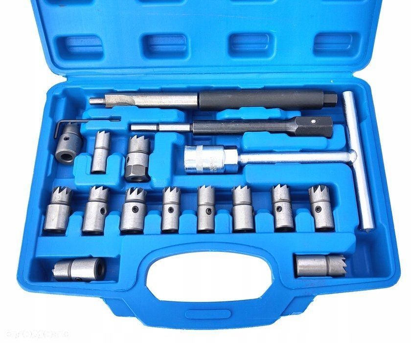 Zestaw frezów 17el. frezy do gniazd wtryskiwaczy - 6
