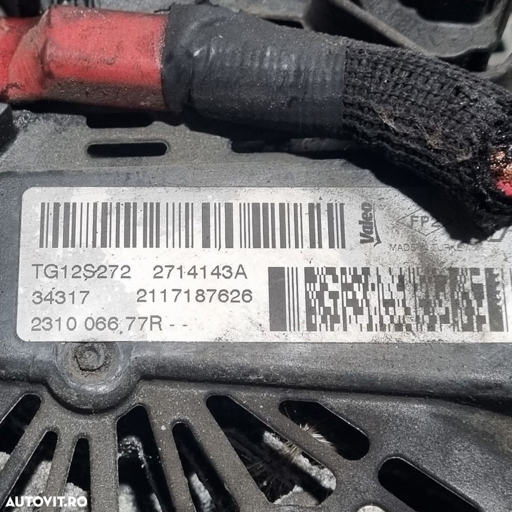 Alternator Dacia Duster Facelift 1.2 TCE Benzina 2013 - 2018 125CP 1197CC H5F 404 H5F ... - 4