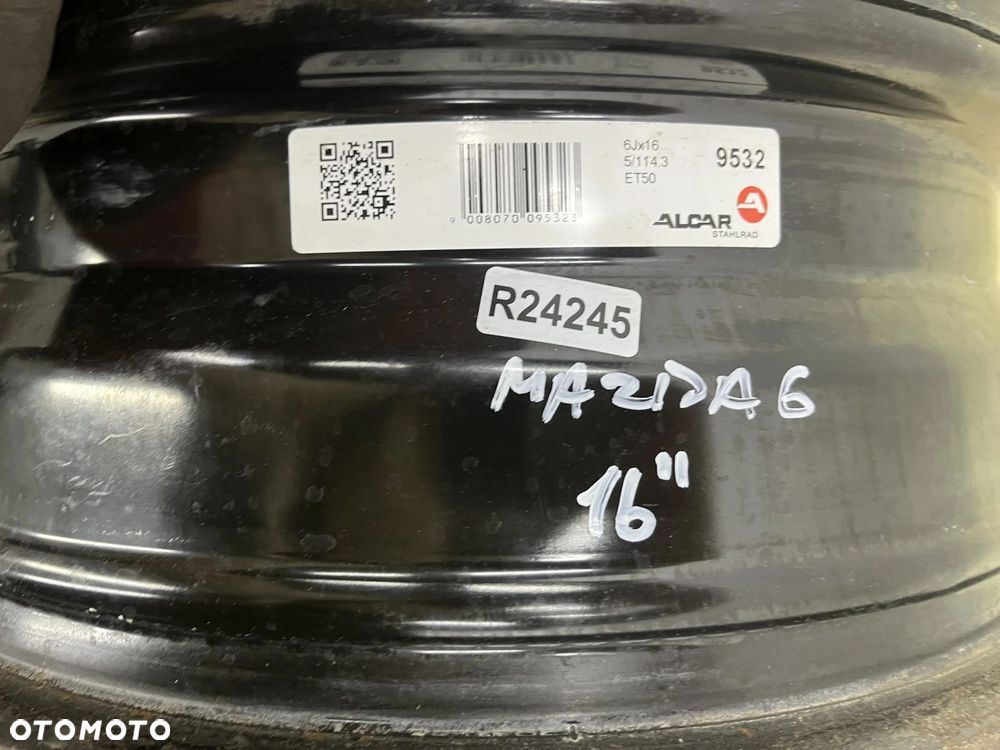 Felga stalowa Mazda 6 II GH 07-12r. r16 6jx16 ET50 5x114,3 pojedyncza 16 cali Alcar 9532 ALC9532 - 4