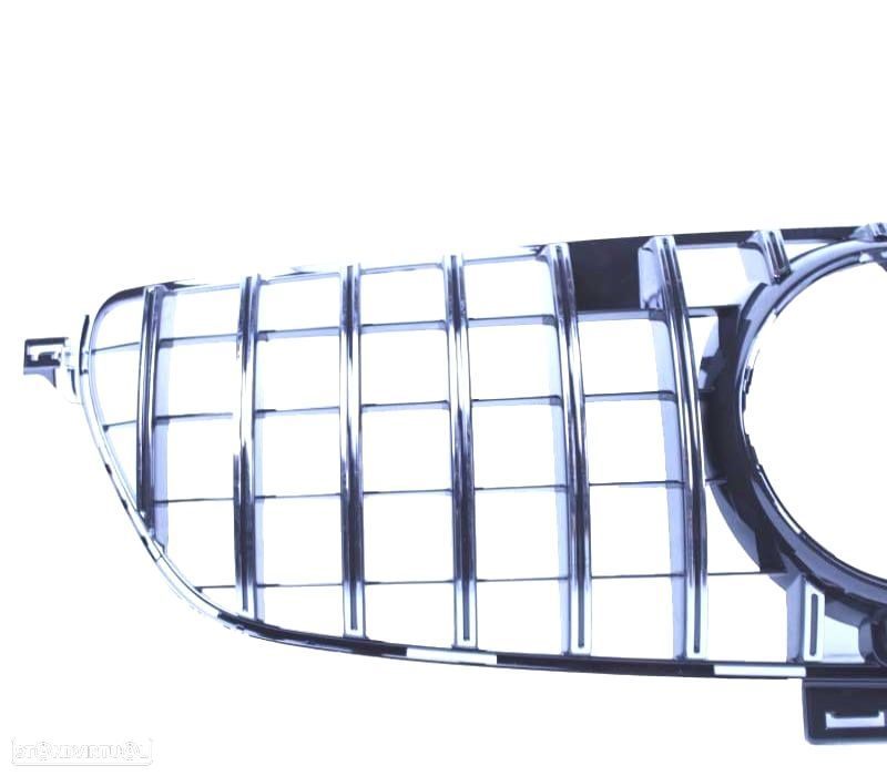 GRELHA FRONTAL MERCEDES CLASE GLE W166 X292 AMG 15-18 LOOK GLE63 COUPÉ GT CROMADA - 2