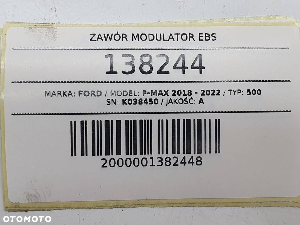 ZAWÓR MODULATOR ABS FORD F-MAX 500 EURO 6 K038450 - 7