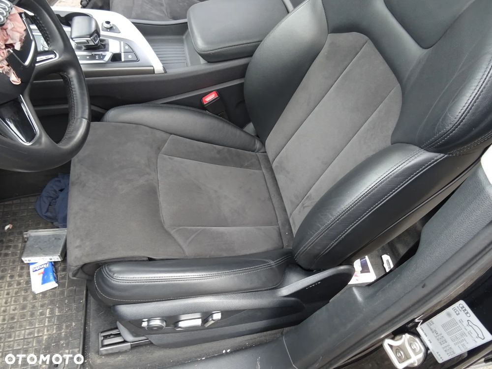 Fotele Kanapa Boczki Skora Alkantara 7 osob Audi Q7 4M czesci - 3