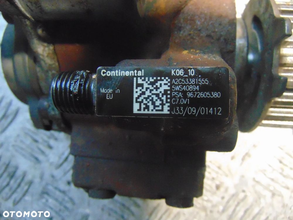 Pompa wtryskowa Peugeot 1,6 E-HDI 9672605380 - 3