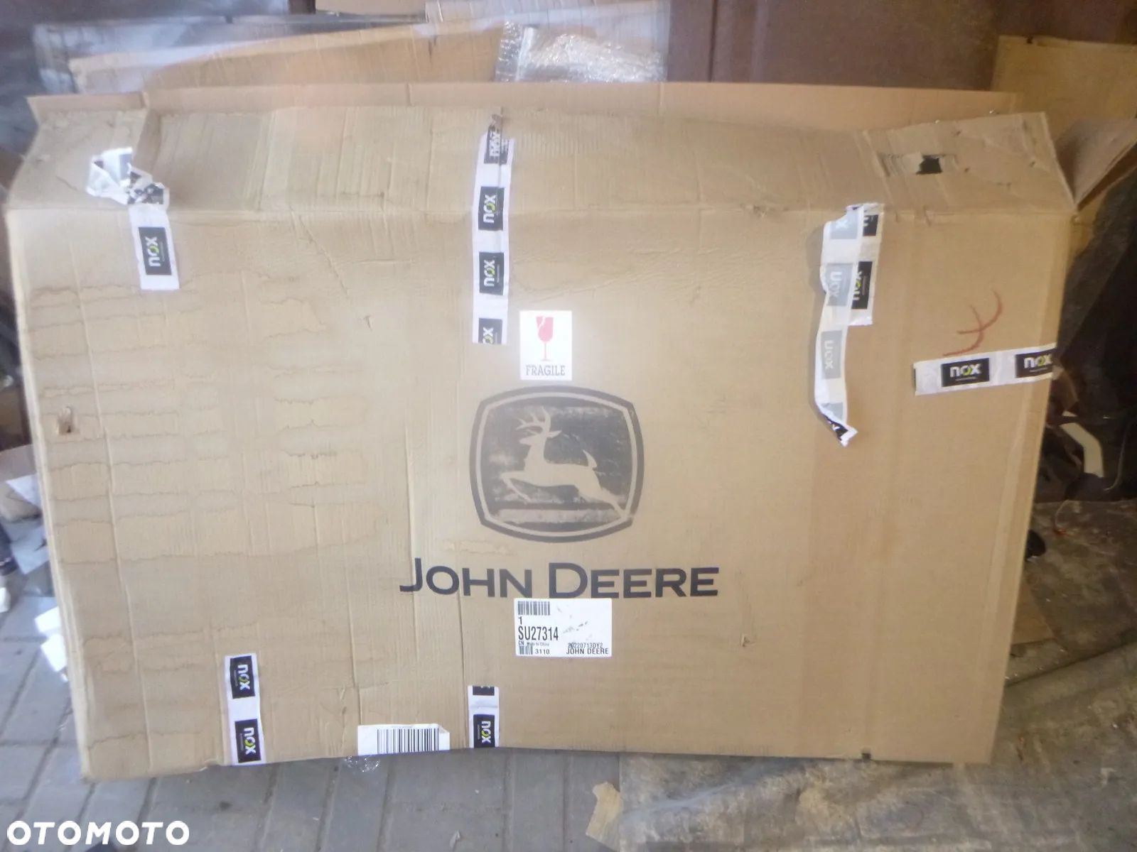 nowa oryginał szyba drzwi lewa john deere seria 5000 - 5