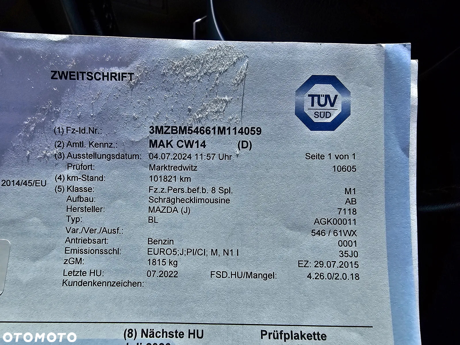 Mazda 3 SKYACTIV-G 120 Center-Line - 21