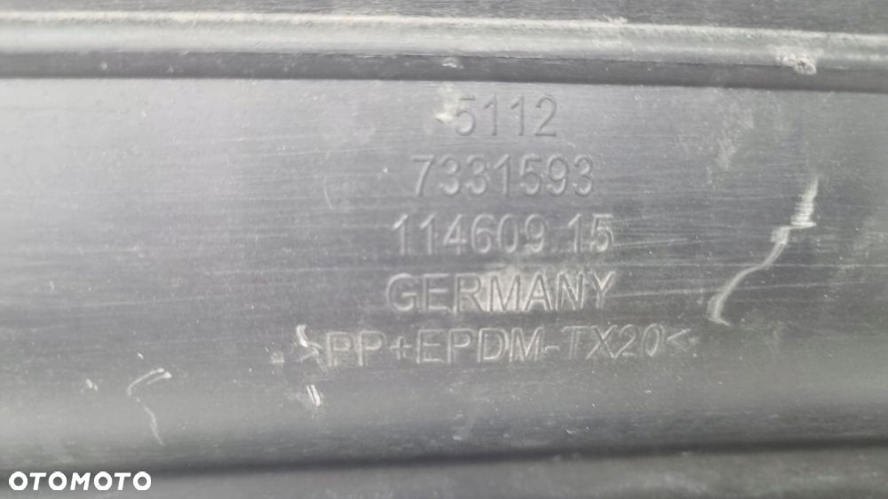 bmw 5 f10 sedan lift lci zderzak tył tylny - 8