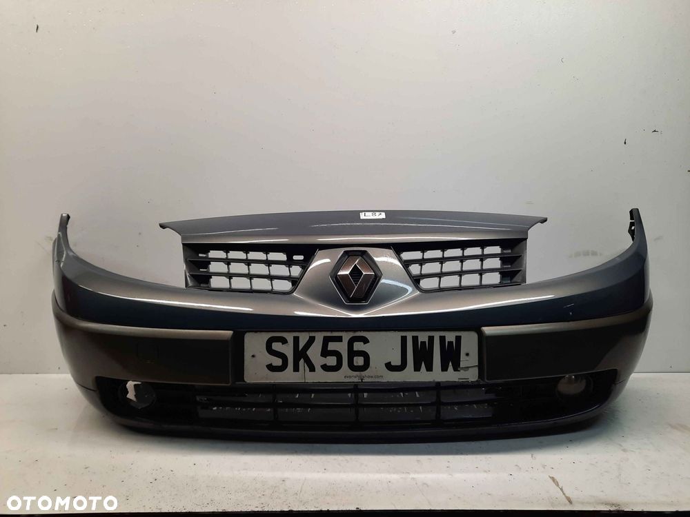 } ZDERZAK PRZÓD PRZEDNI RENAULT SCENIC 2 II TEC68 NIEBIESKI BŁĘKITNY HALOGENY - 1