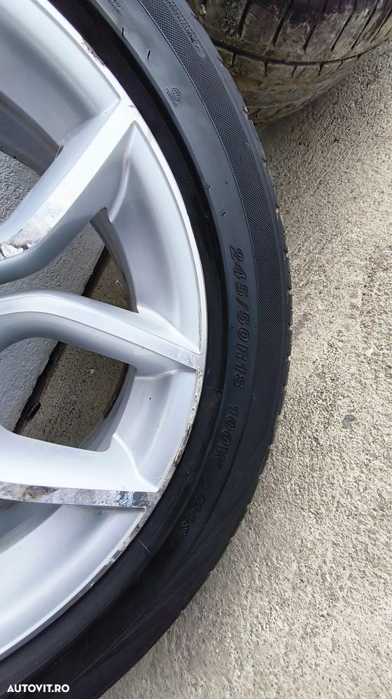 Set jante BMW Style 308  X3 F25 X4 F26 18 x8 J ET43 cu anvelope vara245/50/18 - 9