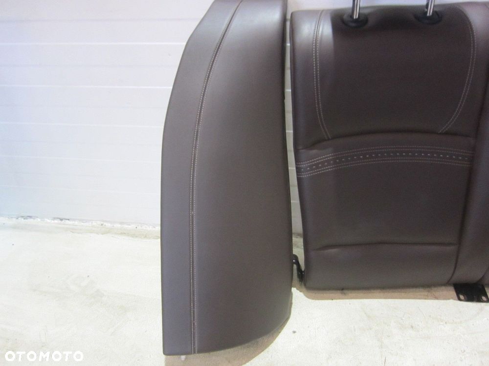 BMW 5 F10 KANAPA TYLNA SIEDZISZKO BRĄZOWE BRĄZ MOKKA SZEW NAPPA 7358698 - 7