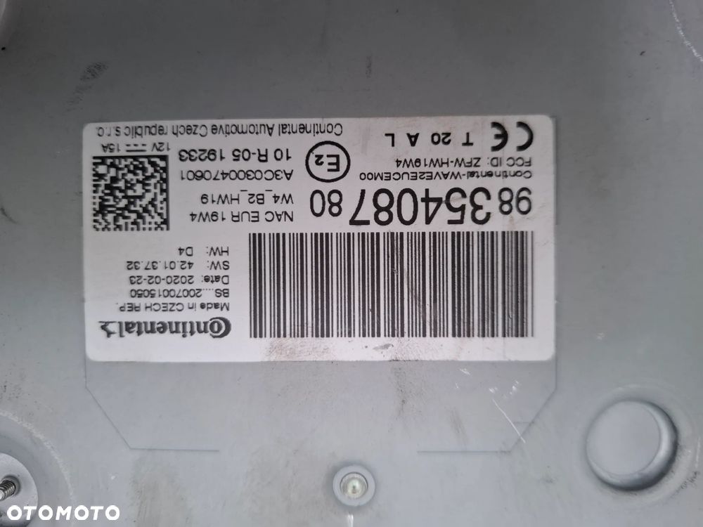 Expert Jumpy Proace radio nawigacja 9835408780 - 3