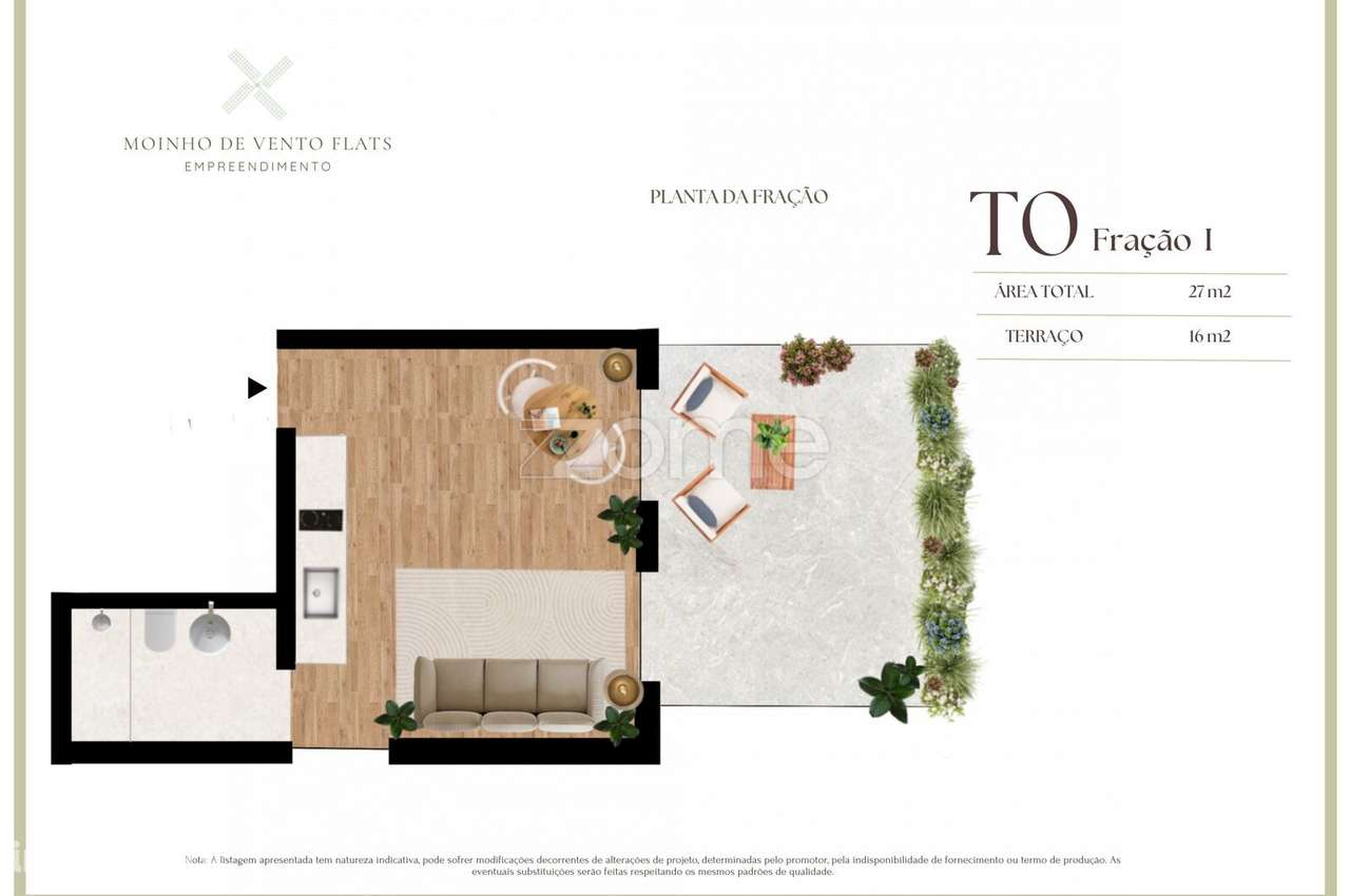 Apartamento T0 I Condominio Moinho de Vento - Grande imagem: 4/19