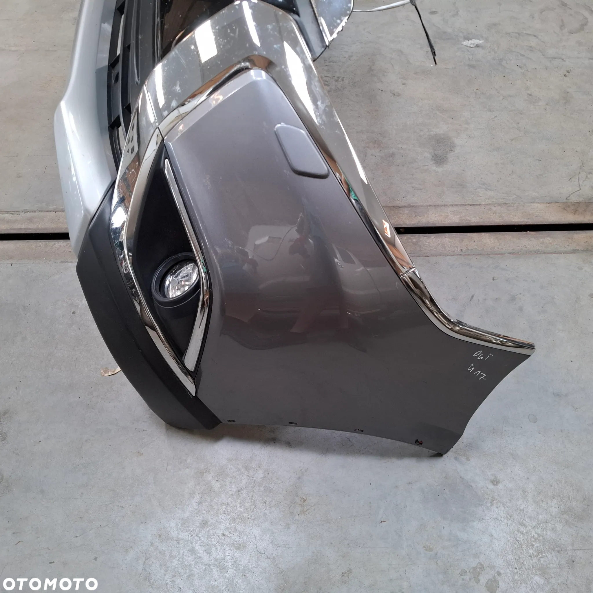 MITSUBISHI OUTLANDER III 3 15- LIFT ZDERZAK PRZÓD KOMPLETNY CHROMY U17 SZARY - 8