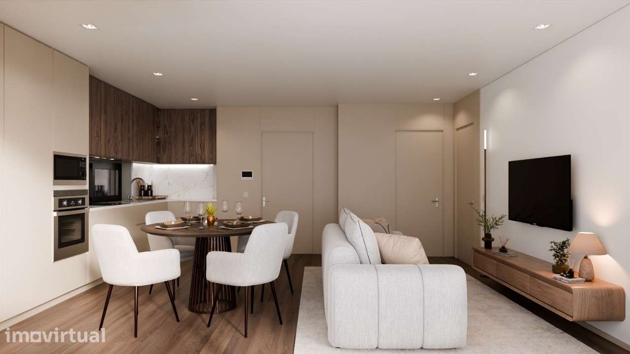 Apartamento T1 com terraço, no Centro de Canelas! - Grande imagem: 3/16