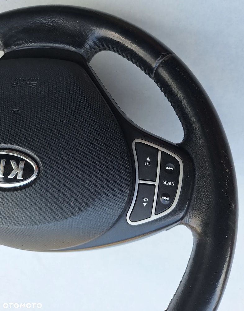 KIEROWNICA CZARNA SKÓRA , MULTIFUNKCJA ,AIRBAG - KIA CEED I-2008 ROK - 2