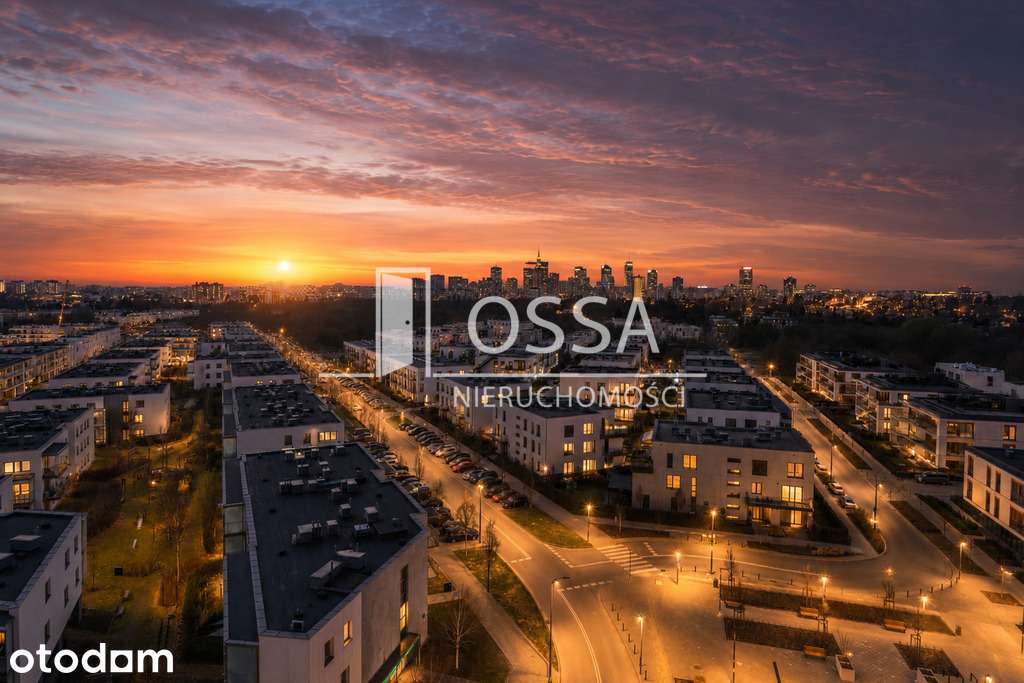 Mokotów | 92 m², panorama Warszawy, 2 tarasy