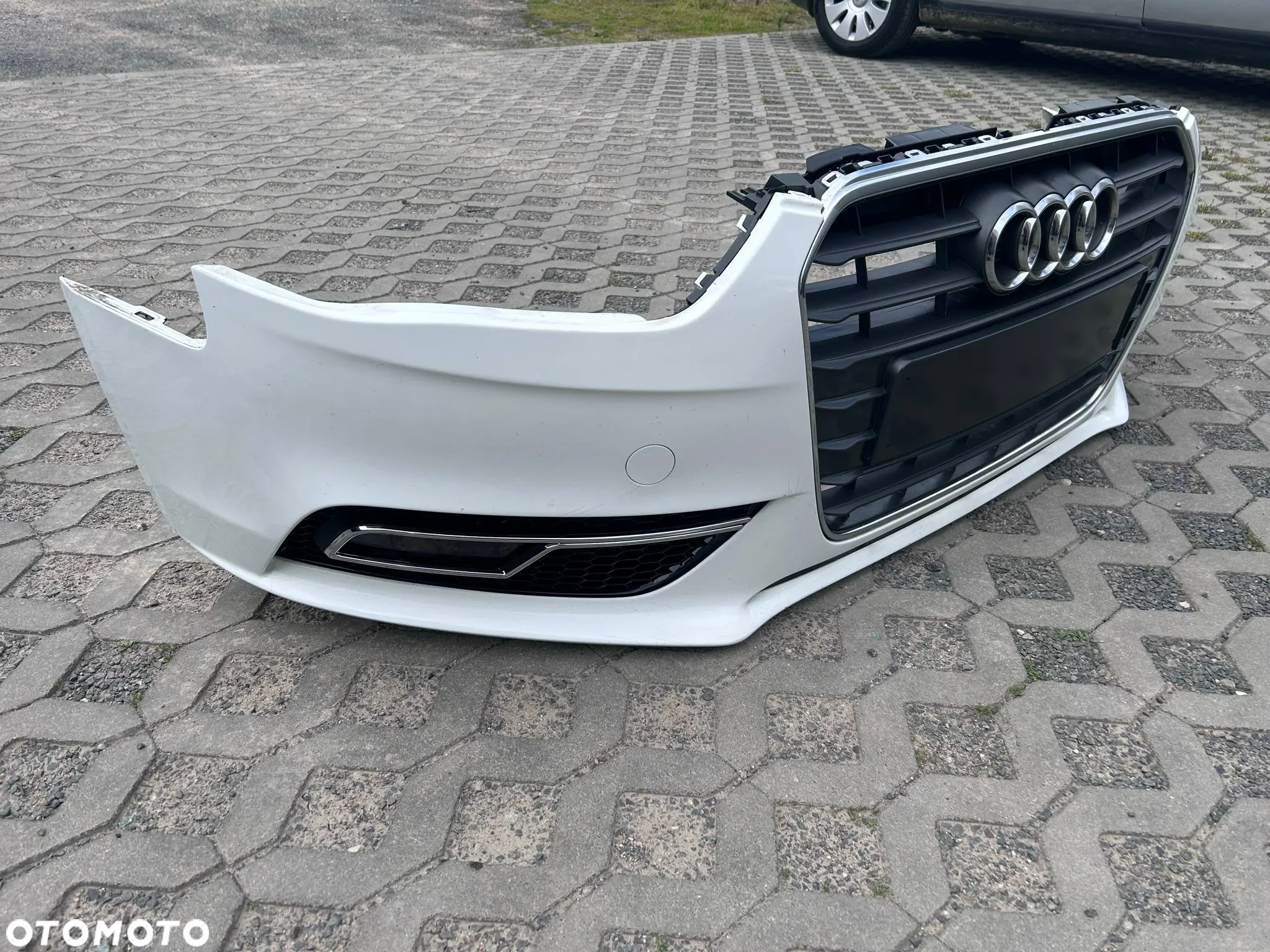 Audi A4 B8 FL Lift Zderzak przód przedni grill LY9C kompletny 2011-15r. - 11
