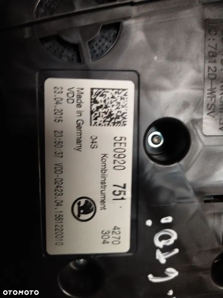 Licznik zegary skoda octavia 3 1.6 tdi 2.0 tdi 1.8 tsi - 4