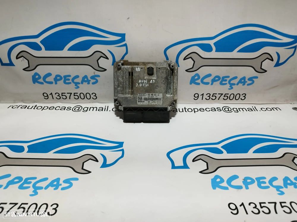 CENTRALINA ECU MOTOR AUDI A3 8P 2.0 TDI 16V 140CV BKD 03G906021 03G906021LG  0281013276 - 1
