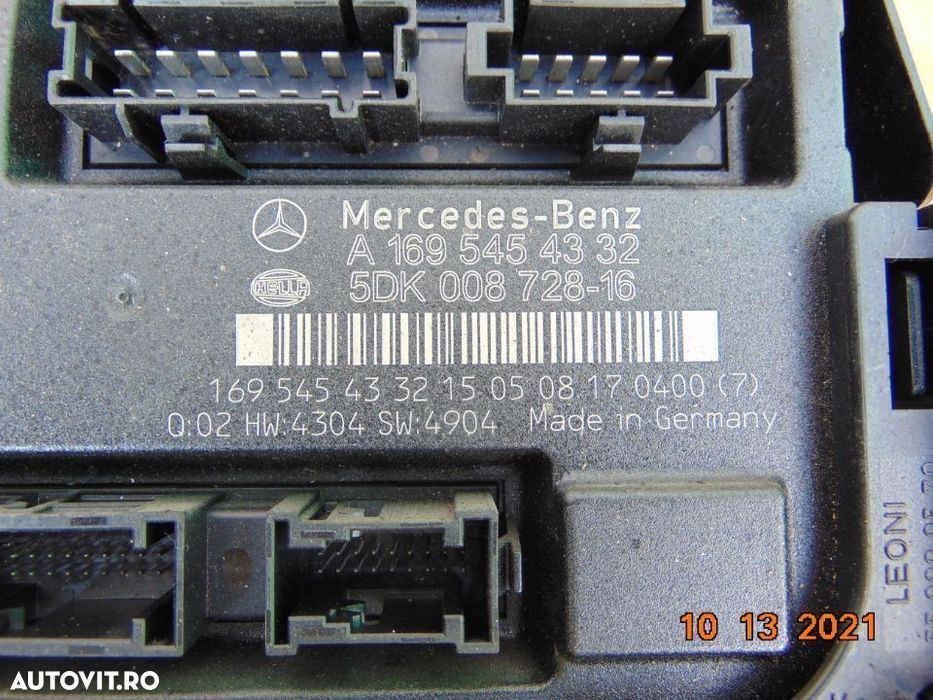 Modul Confort Mercedes A Class w169 2004-2012 calculator confort b cla - 1