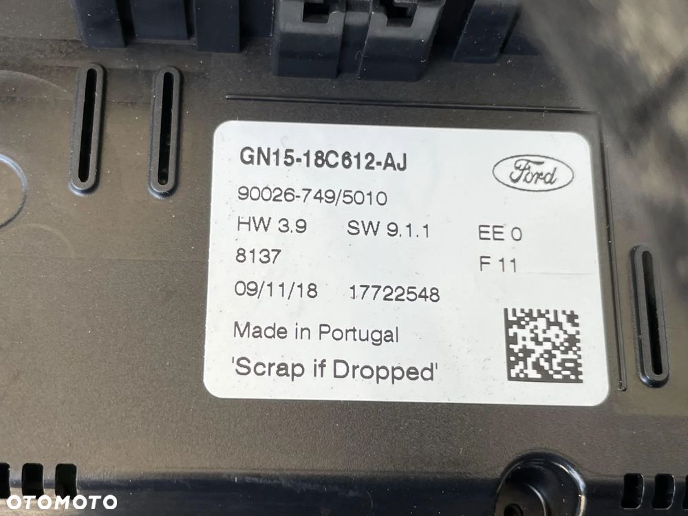 Panel klimatyzacji ramka Ford EcoSport 2018r. OE - 4