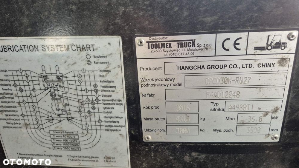 Hangcha CPCD30N-RW27 - 5
