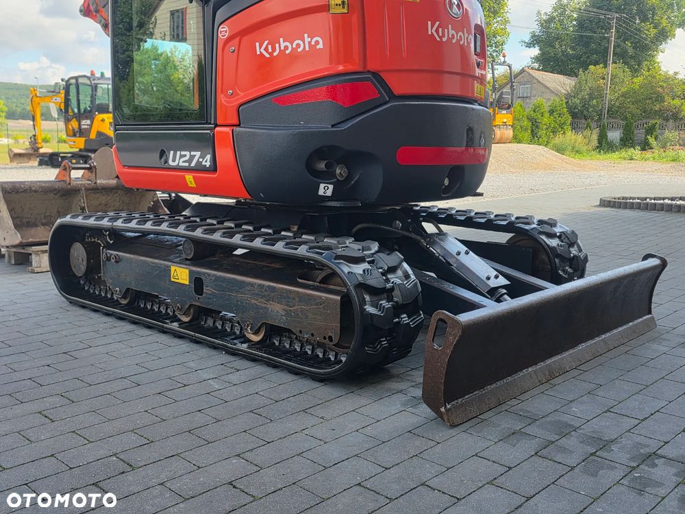 Kubota U 27 - 4 mini koparka Kubota sprowadzona 5 łyżek szybkozłącze piękna w oryginale 1 właściciel najdłuższe ramie long - 18