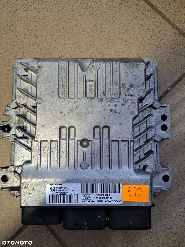 STEROWNIK KOMPUTER PEUGEOT CITROEN 9678628780 S180123007 - 1